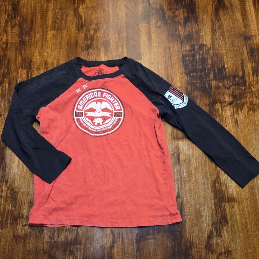 American Fighter Youth Size 7 Baseball Style Tee
